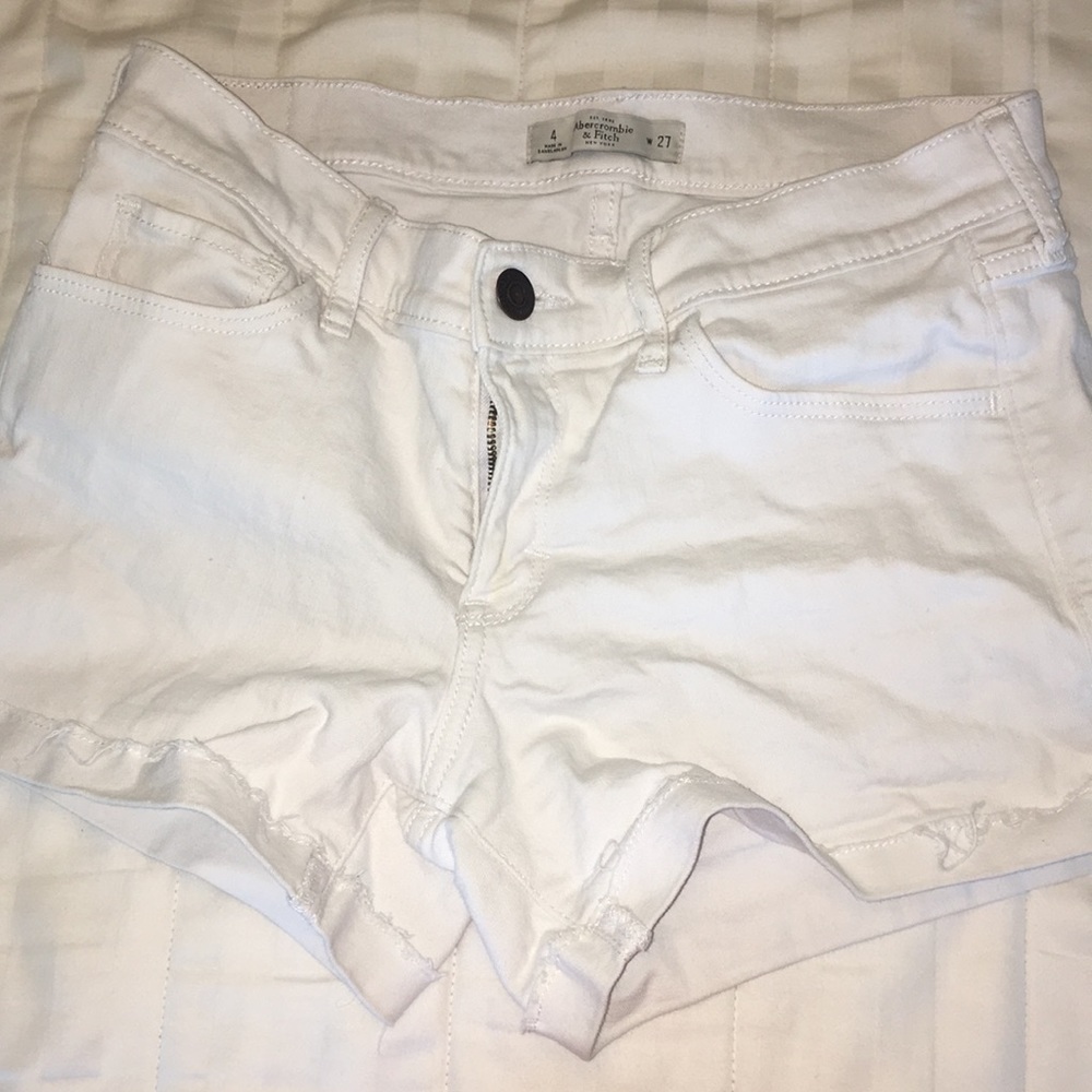 Abercrombie White Shorts